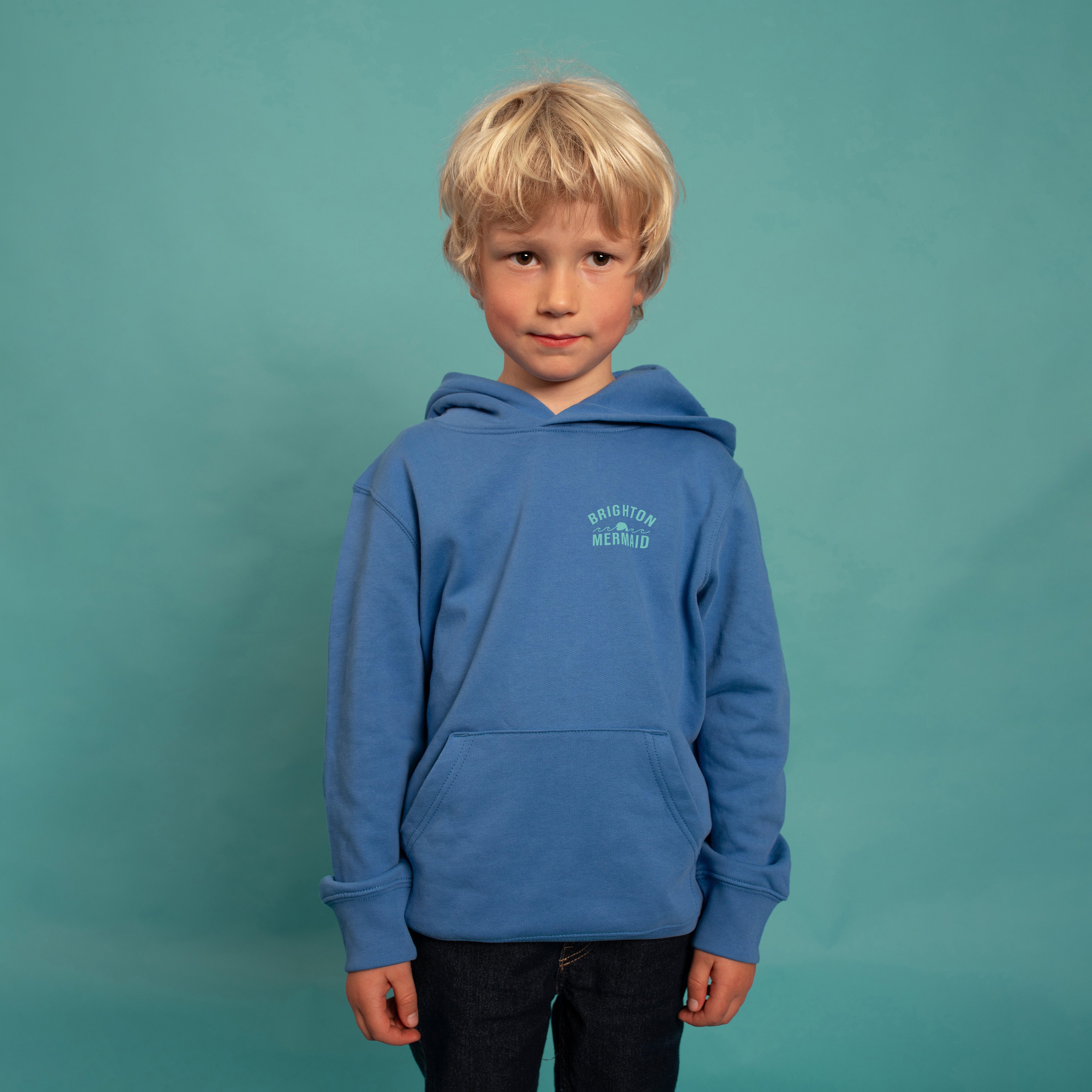 Kids Periwinkle Hoodie 3 4